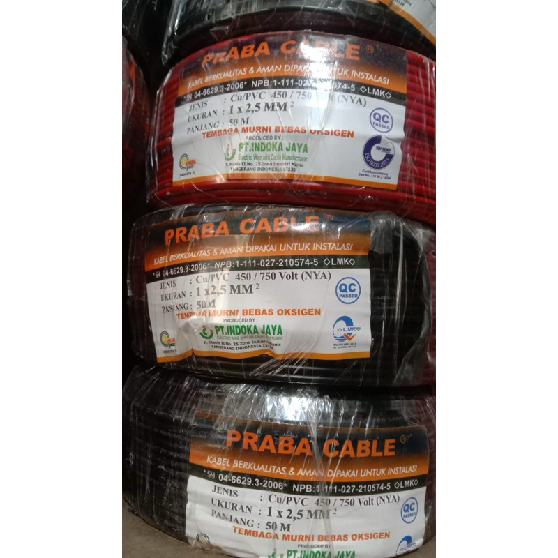 kabel Praba 1x2,5mm NYA2.5