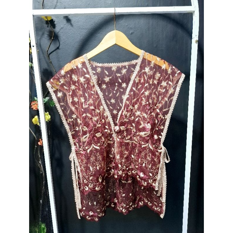Vest Brokat Renda