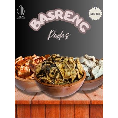 

(500 GR) Basreng Bulat Pipih Rasa Pedas Asin Cikruh Daun Jeruk Kriuk Renyah