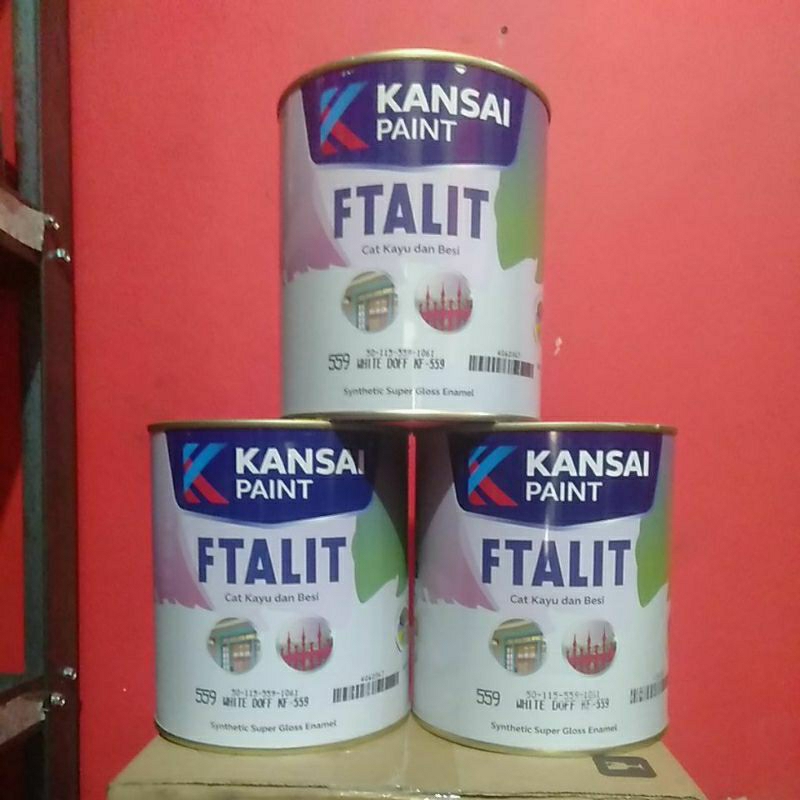 

Cat minyak FTALIT WHITE DOF/WHITE/BLACK DOF