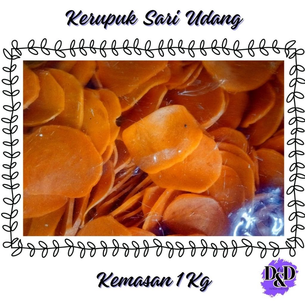 

Kerupuk Sari Udang Kemasan 1 Kg