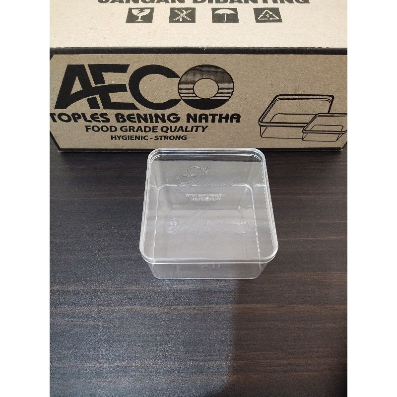 TOPLES KUE AECO SQUARE TOPLES NATHA PERSEGI DESSERT BOX TOPLES MURAH SATUAN 10x10x7