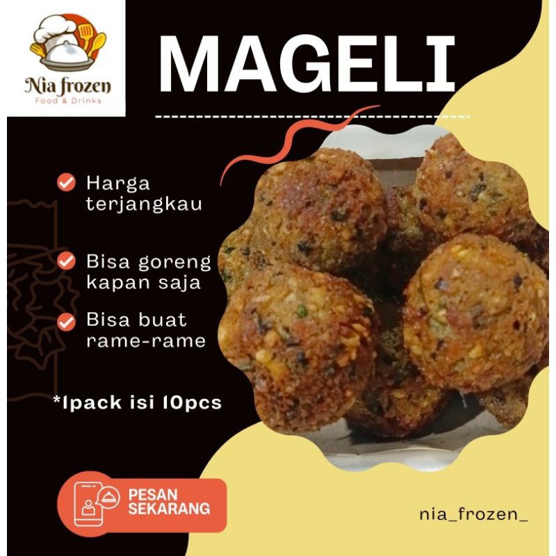 

mageli isi 10 / Frozen / Beku, mageli dengan bumbu rempah enak sedap