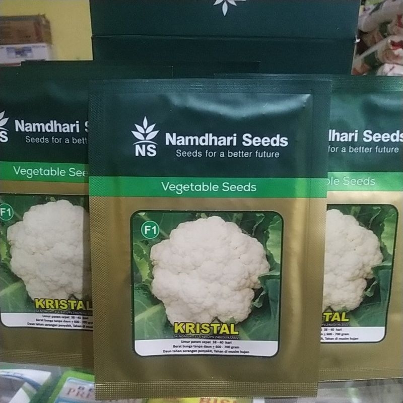 

brokoli kristal namdhari seeds benih bunga kol kristal 10gr