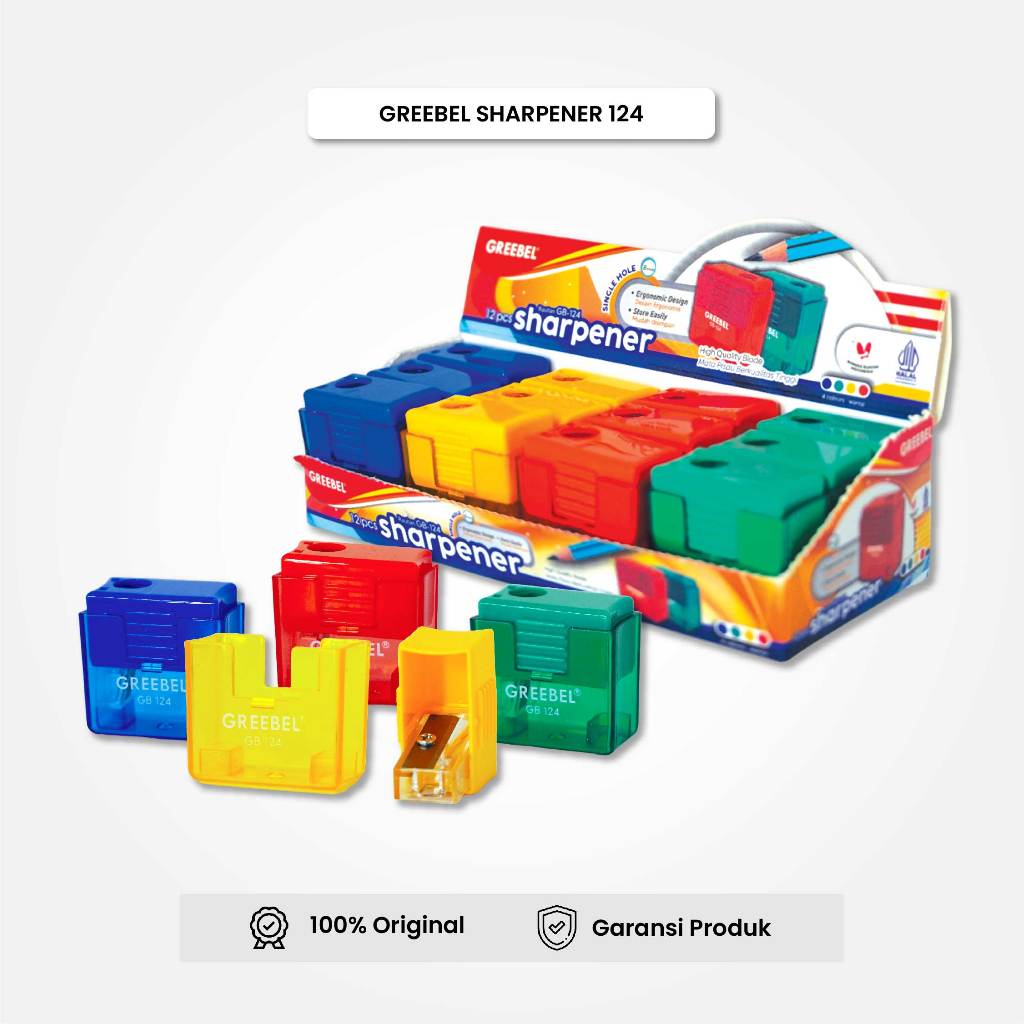 

Rautan Pensil Serutan Sharpener 124 (PCS) / Greebel Rautan Pensil / IStationery