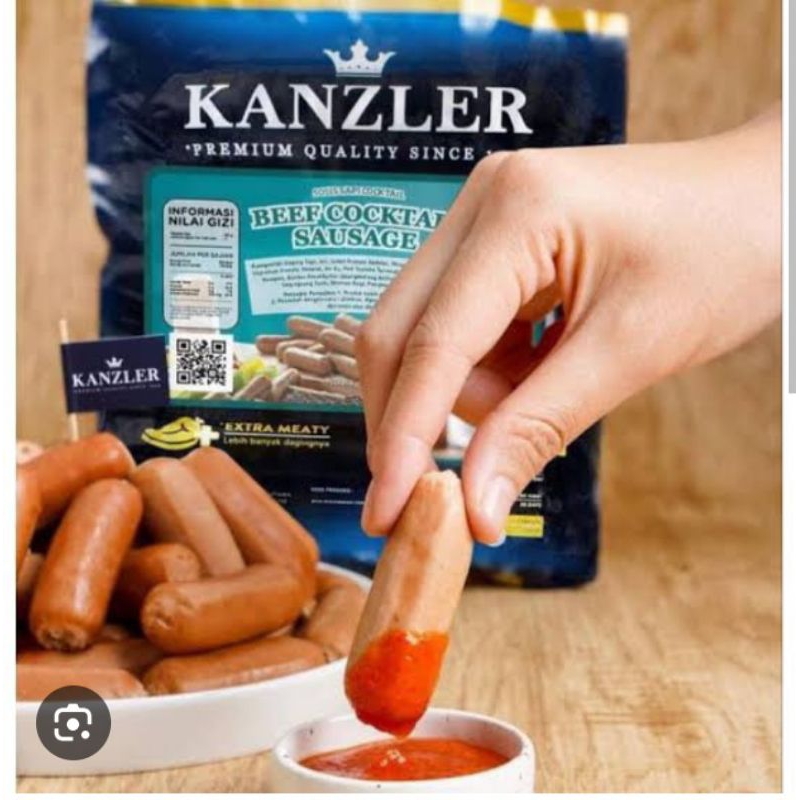 

Kanzler sosis beef coctail 500 gr