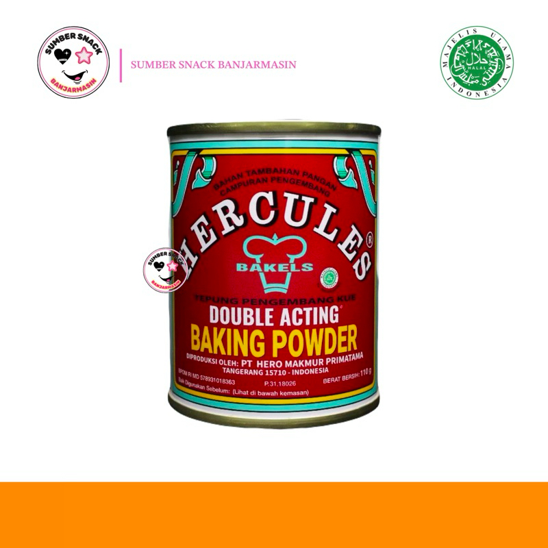 

Hercules Bakels Baking Powder Tepung Pengembang Kue (110g)
