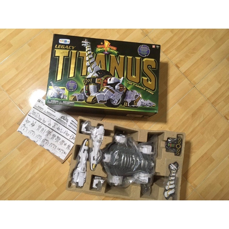 SALE  MIGHTY MORPHIN POWER RANGERS LEGACY TITANUS MEGAZORD THE CARRIER ZORD READYY