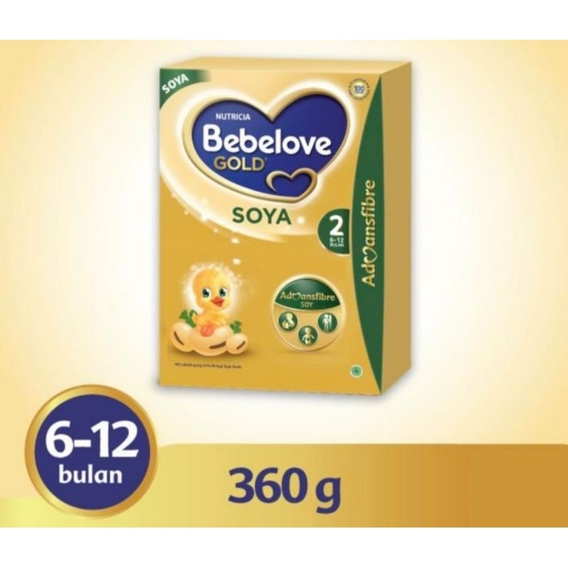 

Bebelove Gold Soya 2 Tahap 6-12 Bulan 360g