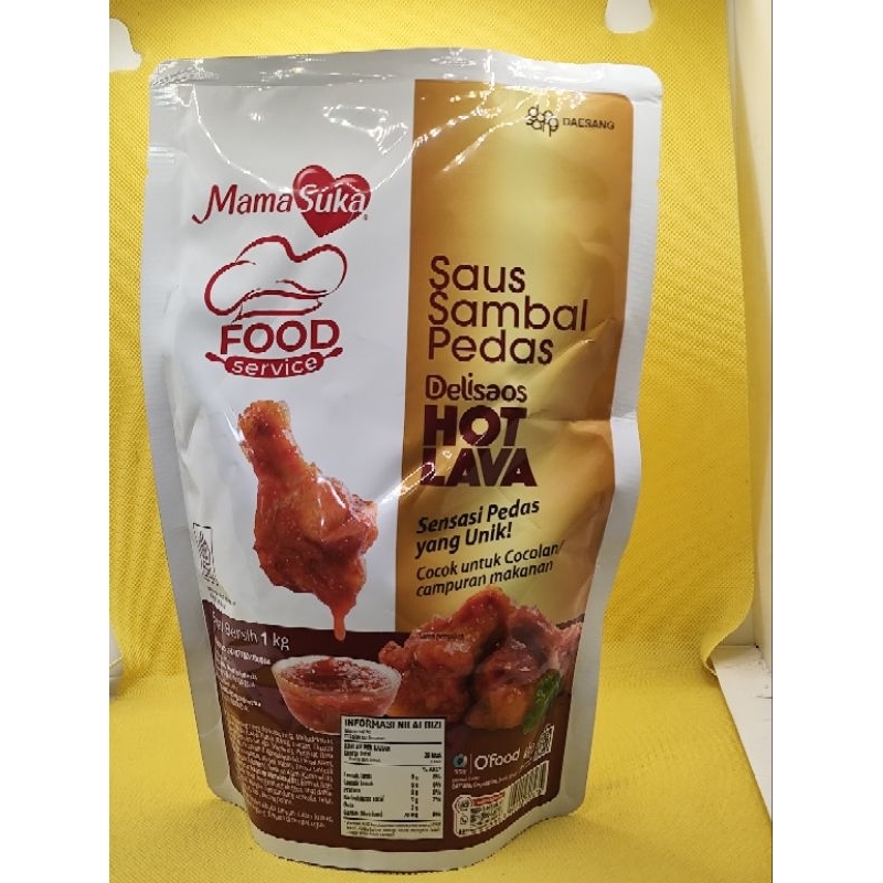 

SAOS HOT LAVA 1 KG PAKET 1 DUS ISI 8 BKS