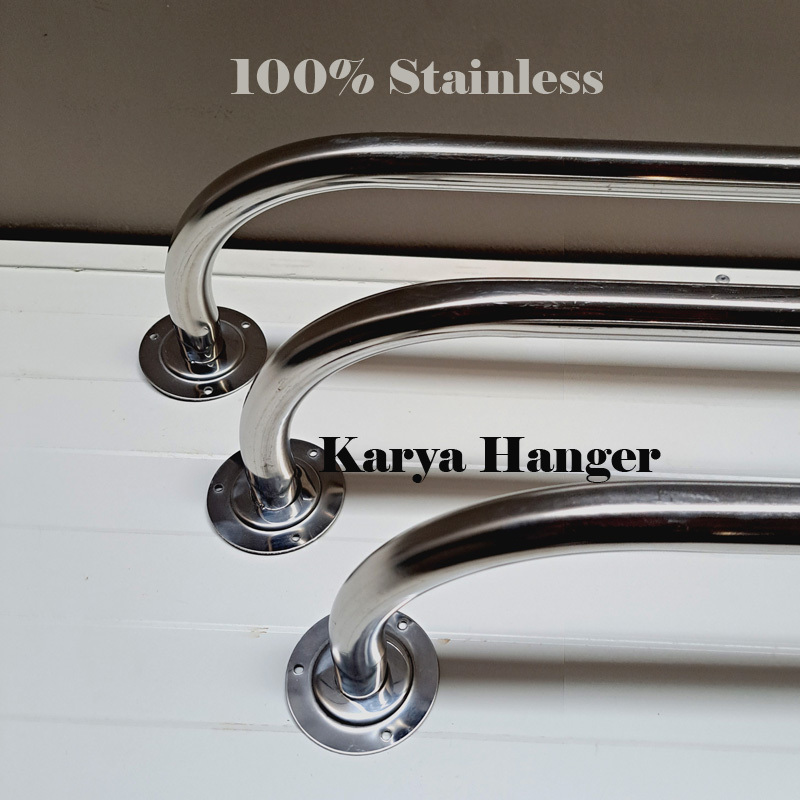 Pegangan Kamar mandi, Stainless