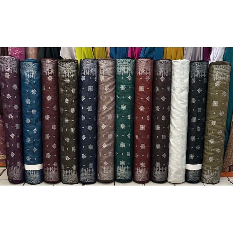 Bahan Songket Melayu / Songket Melayu Riau / Kain Songket Meteran
