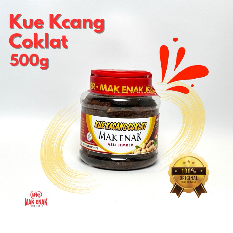 

KUE KACANG COKLAT 500 GRAM - MAK ENAK ASLI JEMBER OFFICIAL STORE