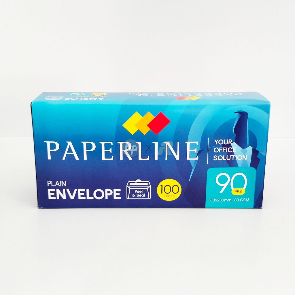 

Amplop PAPERLINE 90 PPS, Putih Polos Ukuran 230 mm x 110 mm
