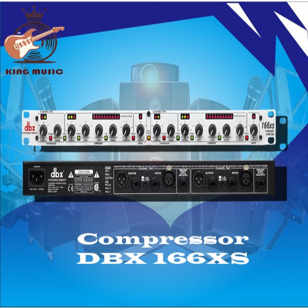COMPRESSOR LIMITER DBX 166XS