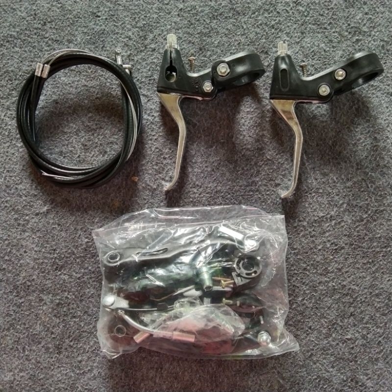 Rem V-Brake Sepeda MTB Ctb Sierra Fullset Handle Semi Alloy Polo Atlantis