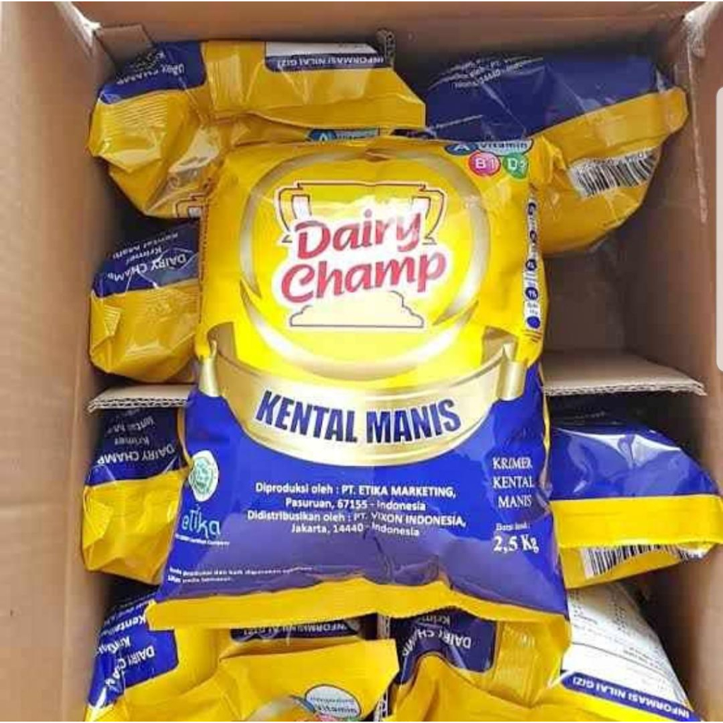 

Dairy Champ Kental Manis 2.5 kg 1 karton