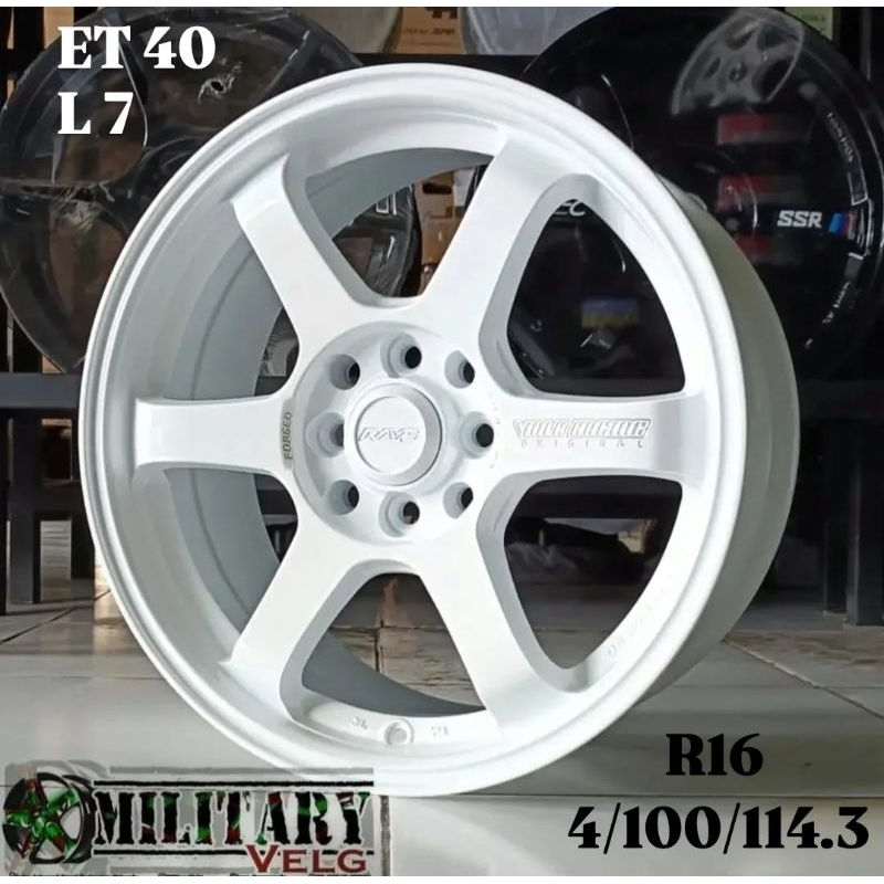 TE37 Sonic R16 White 4/100/114.3
