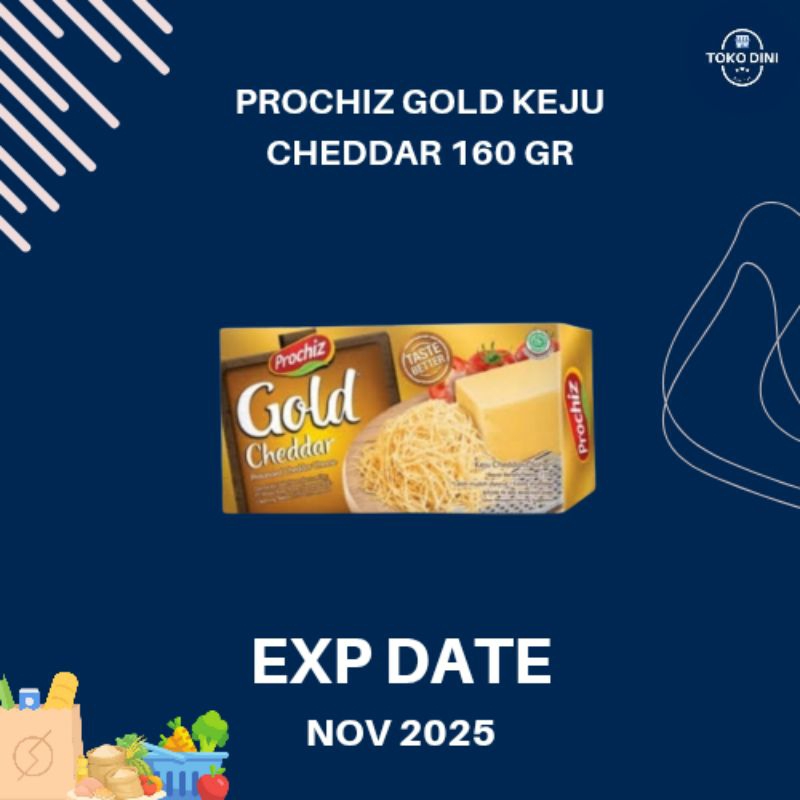 

Prochiz Gold Keju Cheddar 160gr