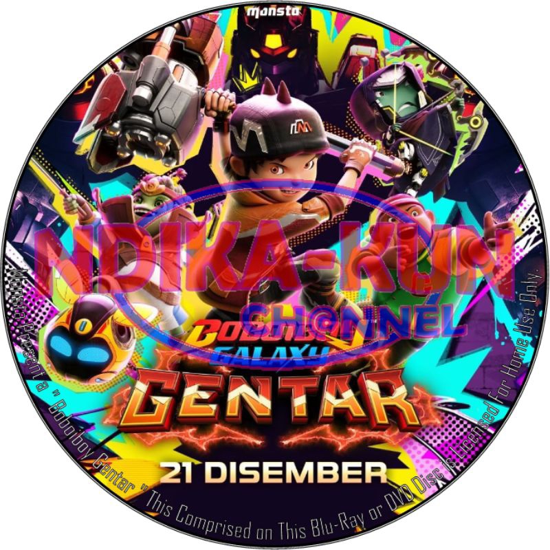 Kaset DVD Boboiboy Gentar Full Episode