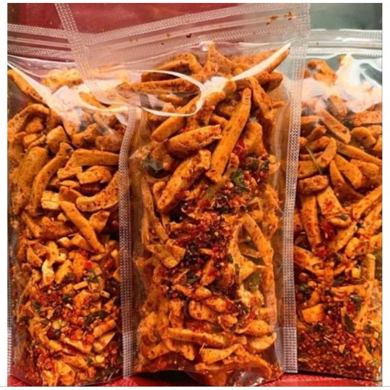 

Stik basreng pedas daun jeruk 60g renyah gurih pedas