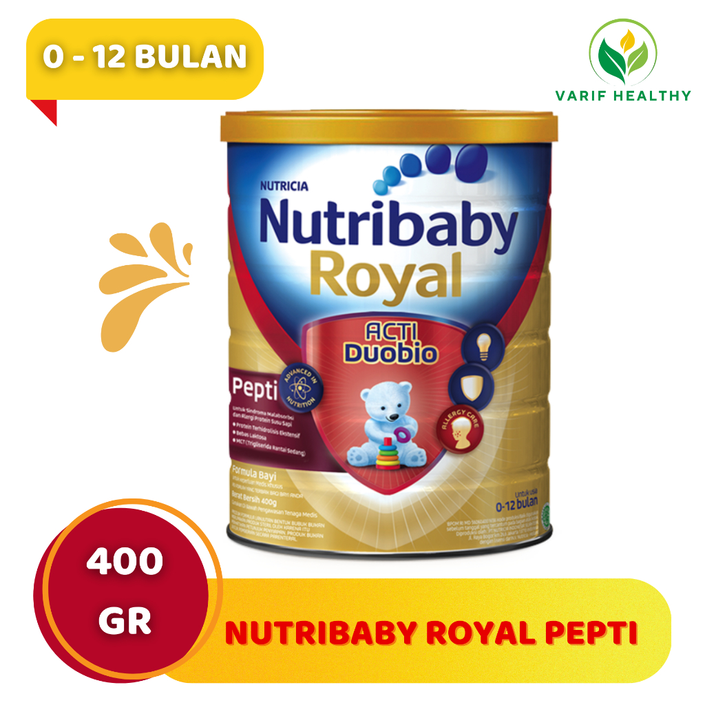 

NUTRIBABY ROYAL PEPTI 400 gr | Usia 0-12 bulan