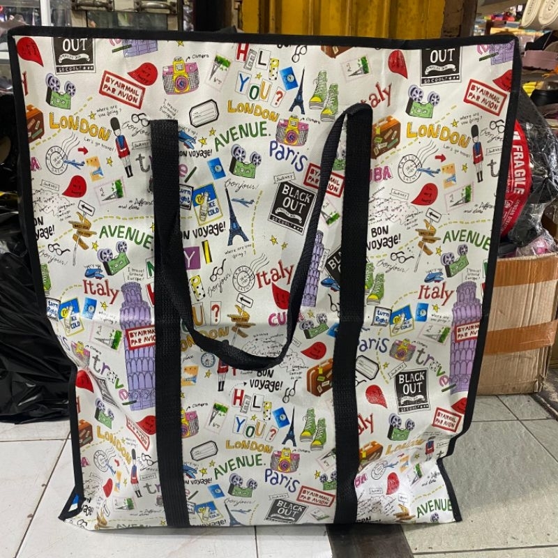 Tas Belanja Karung/Tas Laundry Anti Air/Tas Serbaguna Terpal Tebal