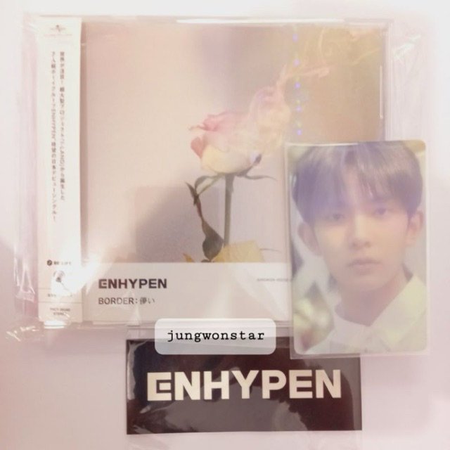 [READY] ALBUM HAKANAI STANDARD ENHYPEN UNSEALED PHOTOCARD PC HEESEUNG  PUTIH LUCKY DRAW