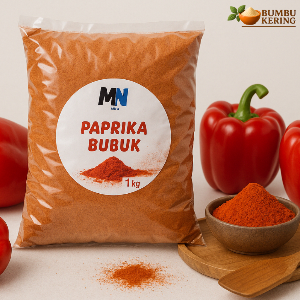 

Bumbu Kering - Paprika Bubuk Rempah Murni 1Kg Serbuk Dapur Giling Asli