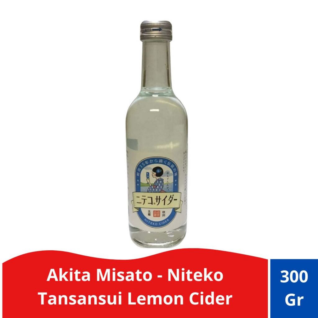 

Akita Misato- Niteko Tansansui Leon Cider-Minuman Soda Rasa Lemon Jepang 300ml