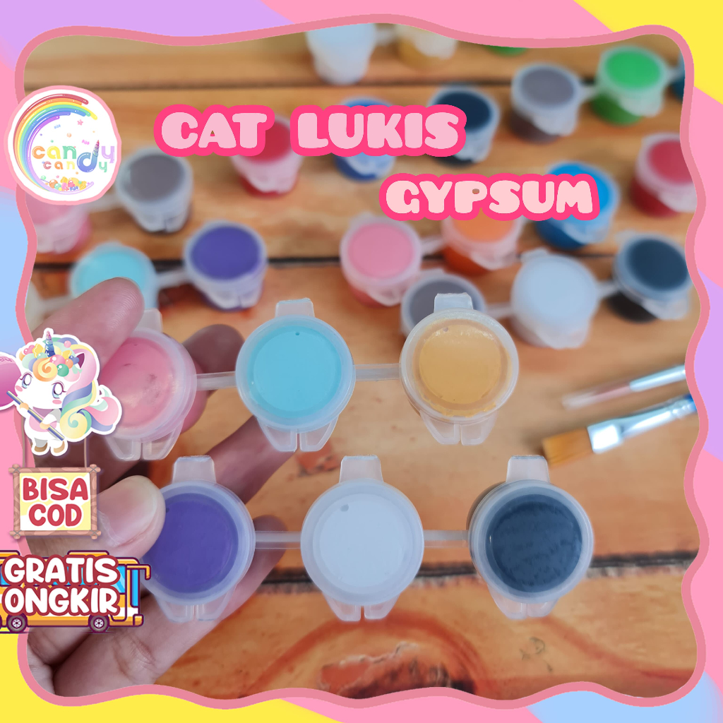 

Cat Lukis Gypsum 6 Warna
