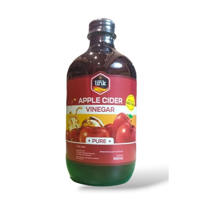 

CUKA APEL LINK APPLE CIDER VINEGAR PURE 500 ML