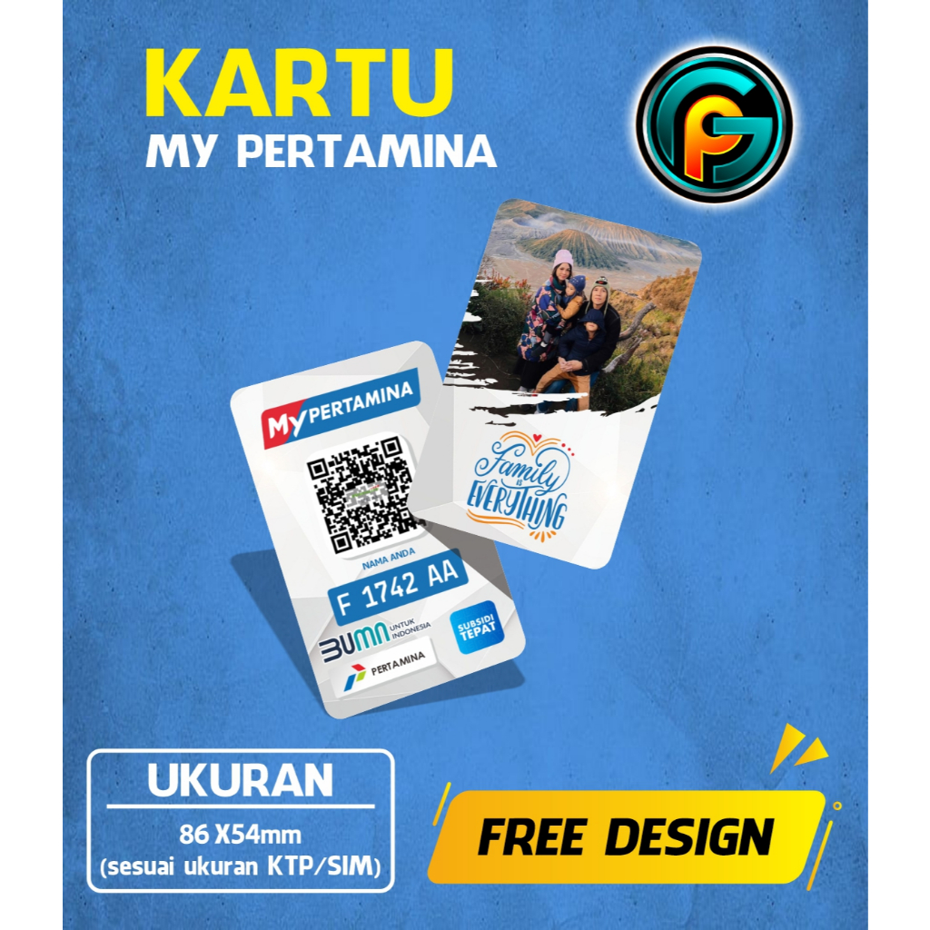 

ID CARD SEHARI JADI / MY PERTAMINA / ID CARD COSTUM / ID CARD