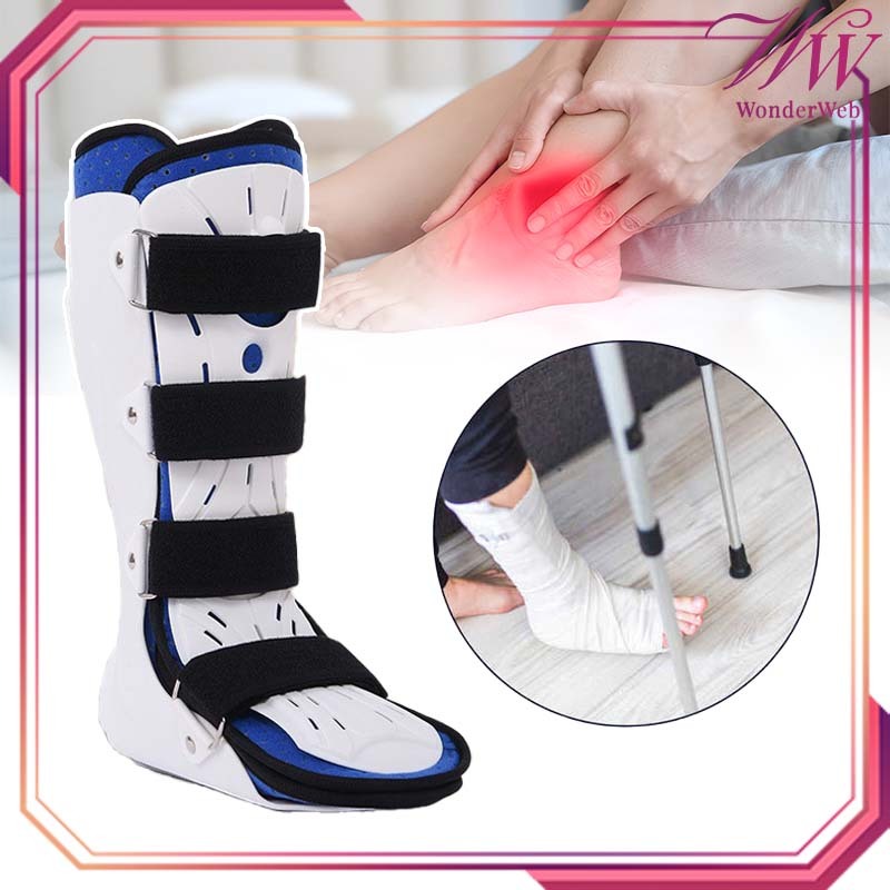 Sepatu Dengan Pelat Pelindung Penyangga Tulang Kaki Adjustable Afo Ankle Foot Orthosis Afo Ankle Sup
