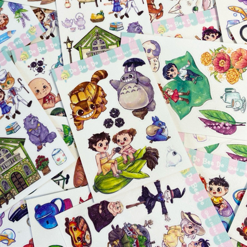 

Ghibli sticker glitter fanart