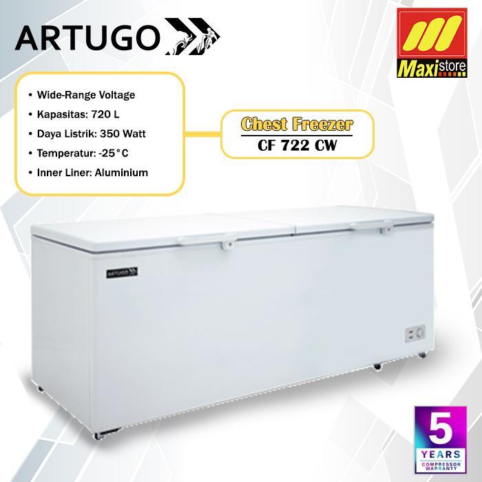 ARTUGO Chest Freezer CF-722CW Medium [720 L] - Garansi Resmi