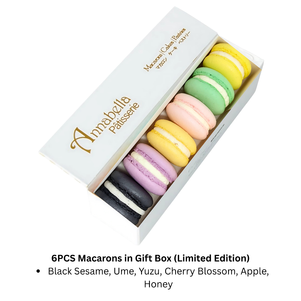 

6PCS Limited Edition Macarons in Gift Box (Bloom)