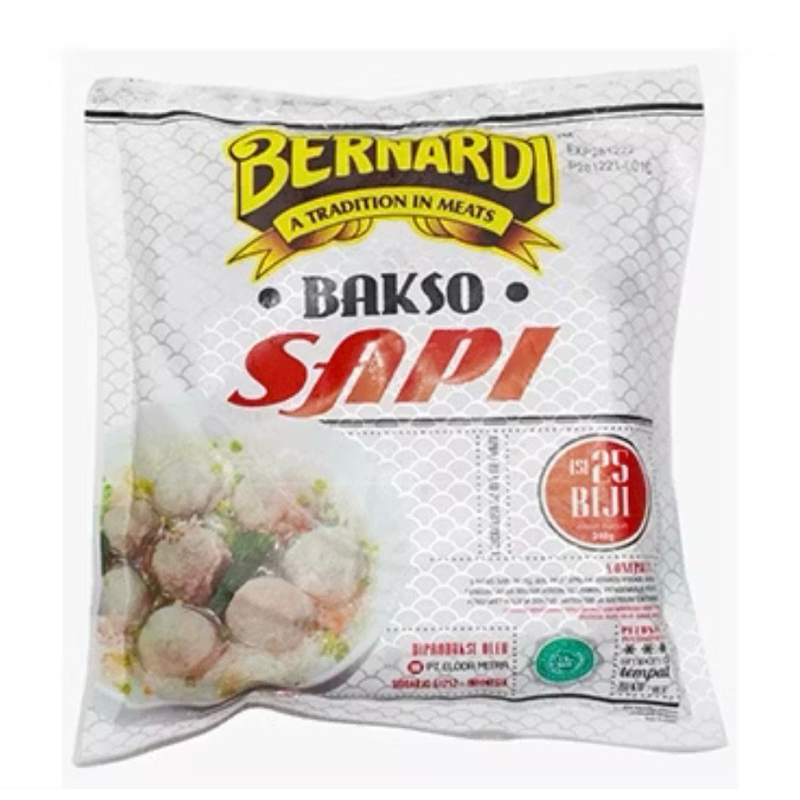 

Benardi bakso sapi isi 25 - 340gr