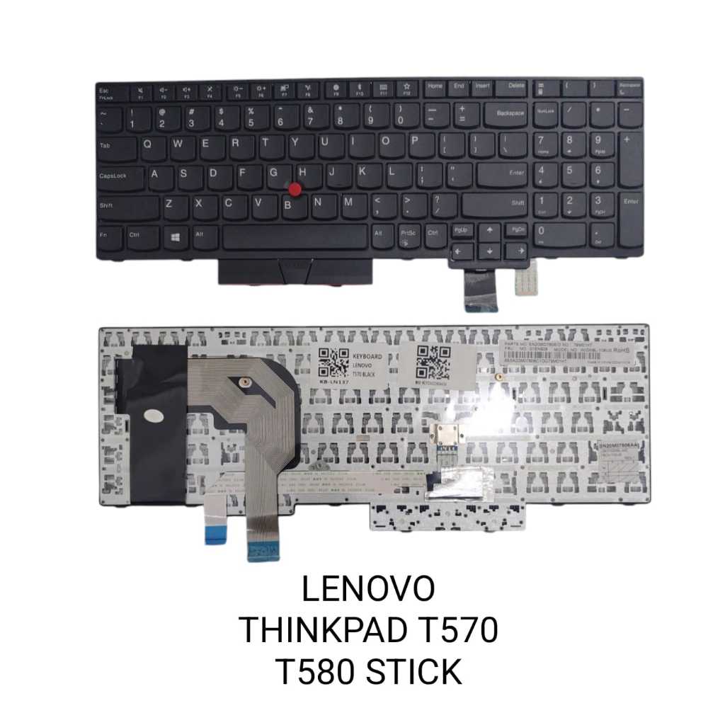 KEYBOARD LENOVO THINKPAD T570 T580 BLACK STICK