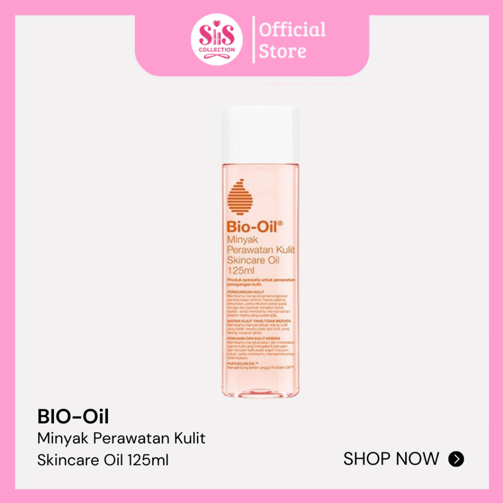 SIS COLLECTION || BIO OIL 200ml & 25ml Bio Oil Penghilang Bekas Luka / Bio Oil Penghilang Stretch Ma