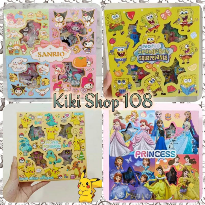 

Stiker Princess Sanrio Spongebob Pokemon 1 lembar/ Stiker 2D/ Kiki Shop 108