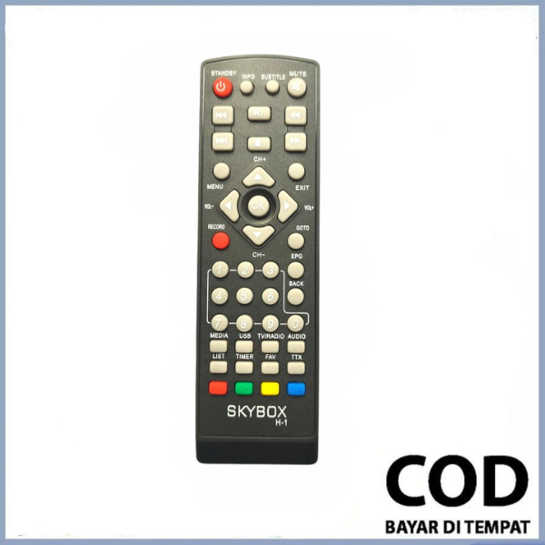 REMOT REMOTE STB SKYBOX H-1 SET TOP BOX SKYBOX H-1 DIGITAL SKYBOX H1
