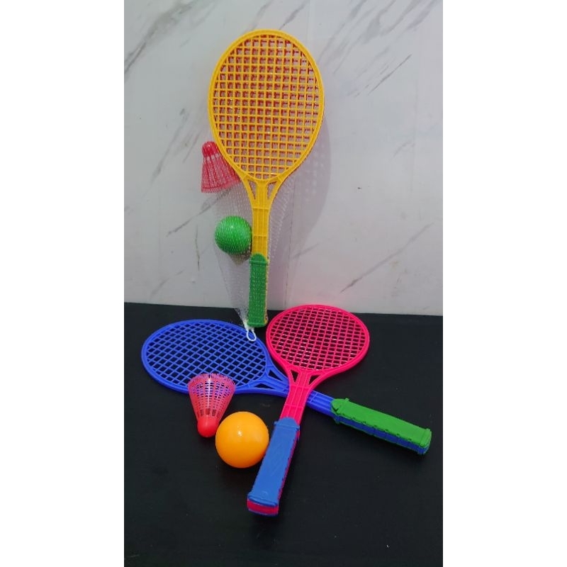 Mainan Badminton/Raket Anak Isi 2 Pcs