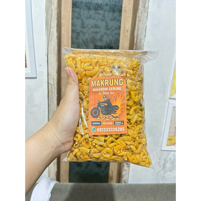 

MAKARONI GERUNG (MAKRUNG) Original 500 gram enak gurih mantap pedas sedap