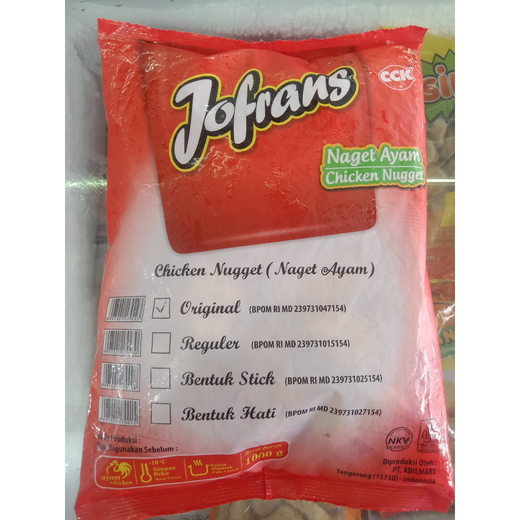 

JOFRANS NAGET AYAM 1KG