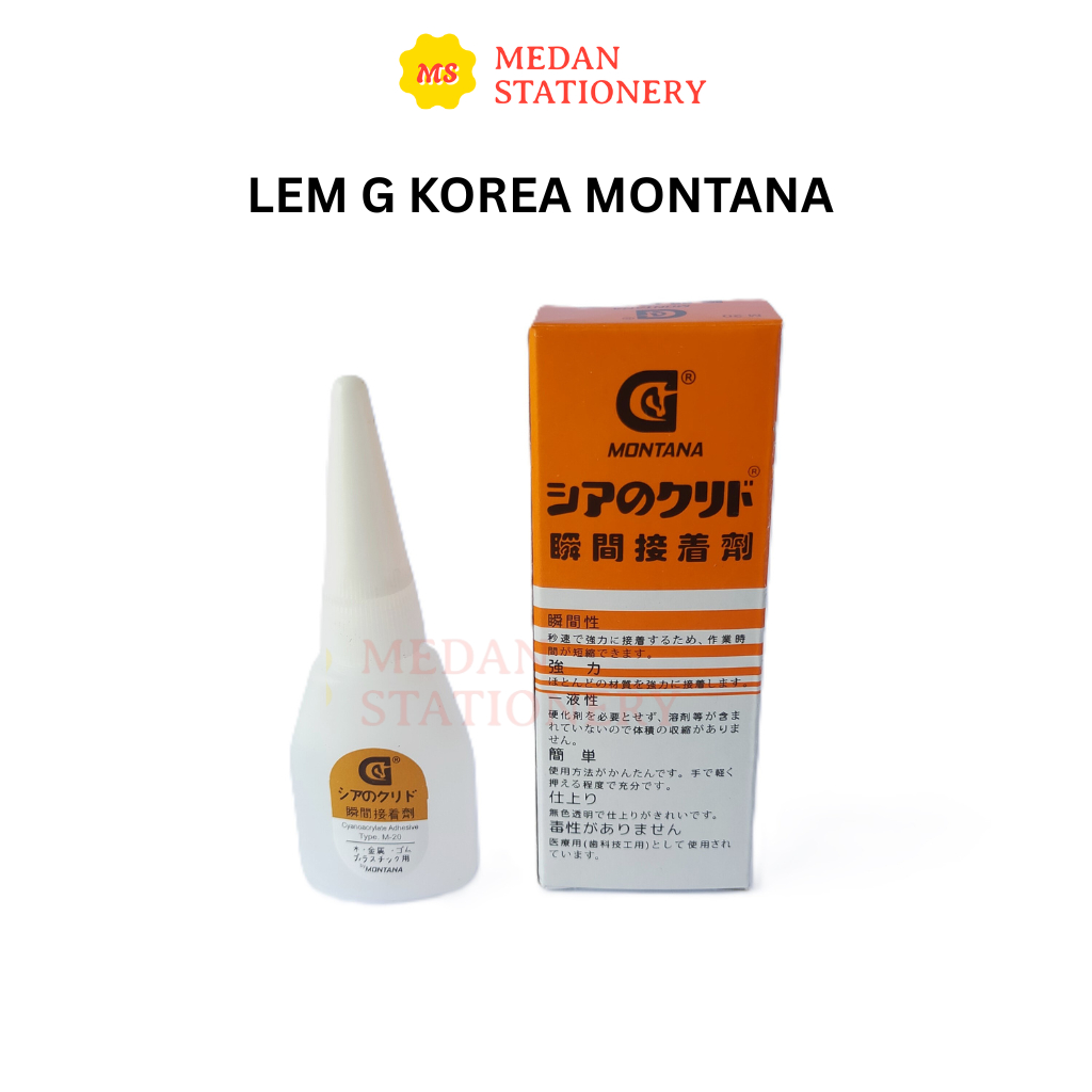 

LEM KOREA MURAH LEM SETAN SUPER GLUE MONTANA