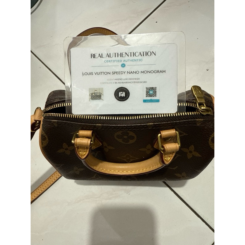 lv speedy nano 2020 made in USA AUTHENTIC