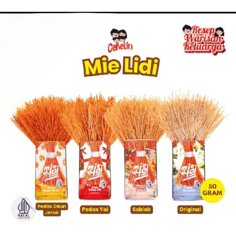 

CEKELIN Cemilan Mie Lidi Yoi - Isi 50 g