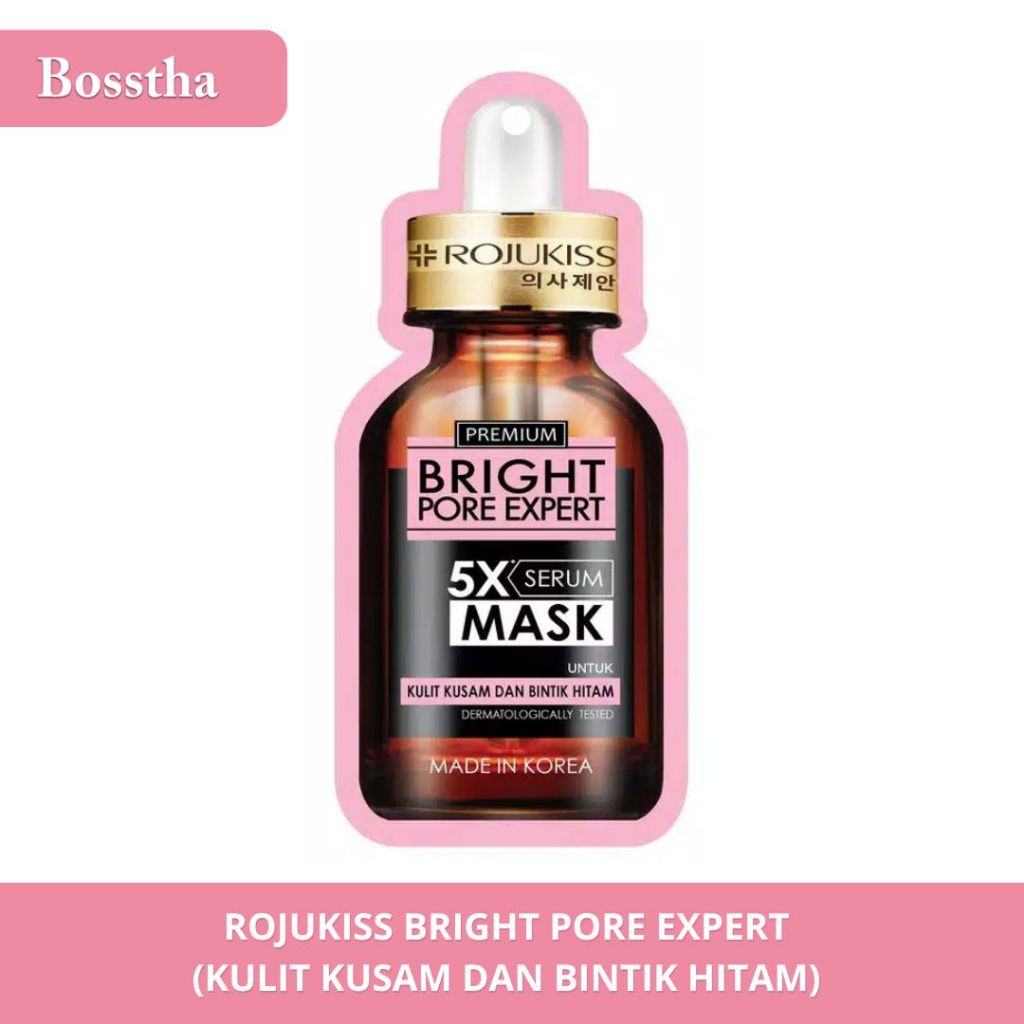 Bosstha - Rojukiss Bright Pore Expert 5X Serum Mask