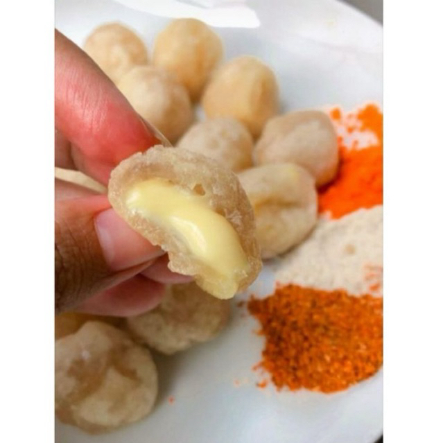 

Cimol keju melt Cimol bojot ama Cimol isi keju meleleh lumer (frozen) isi 20